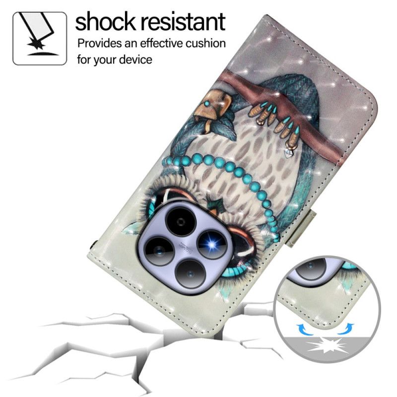 Kožený Kryt Na Xiaomi Redmi Note 15 Pro 5g Sova