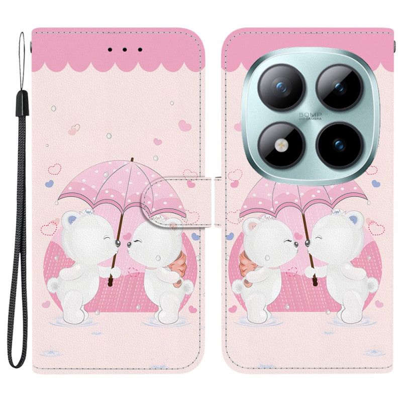 Kožený Kryt Xiaomi Redmi Note 15 Pro 5g Dvojice Medvíďat