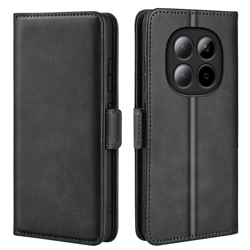 Kožený Kryt Xiaomi Redmi Note 15 Pro 5g Dvojité Zapínání