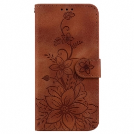 Kožený Kryt Xiaomi Redmi Note 15 Pro 5g Fleur-de-lis