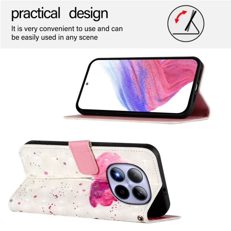 Kožený Kryt Xiaomi Redmi Note 15 Pro 5g Mák