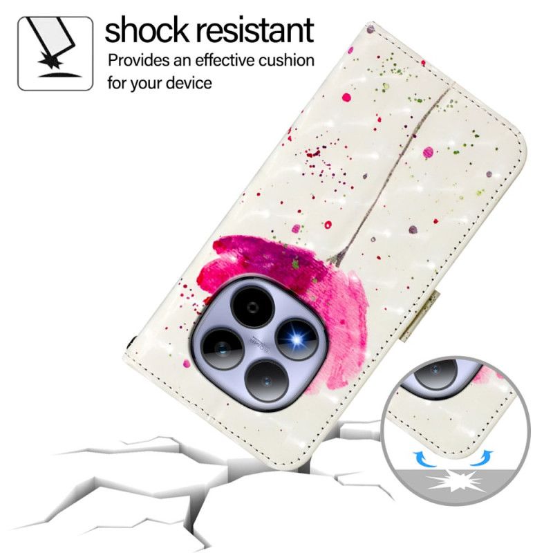 Kožený Kryt Xiaomi Redmi Note 15 Pro 5g Mák