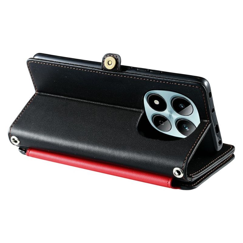 Kožený Kryt Xiaomi Redmi Note 15 Pro 5g Peněženka