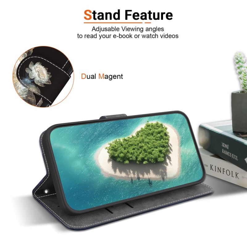 Kožený Kryt Xiaomi Redmi Note 15 Pro 5g Pivoňka Crista