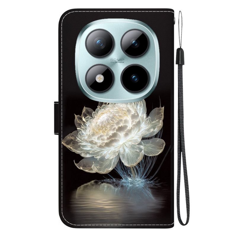 Kožený Kryt Xiaomi Redmi Note 15 Pro 5g Pivoňka Crista