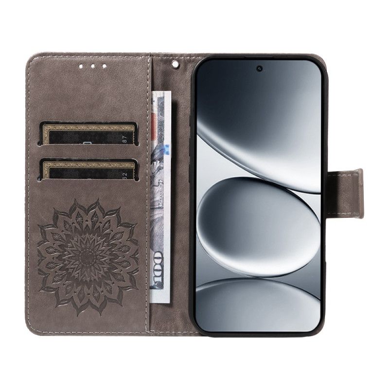 Kožený Kryt Xiaomi Redmi Note 15 Pro 5g Vzor Slunečnice