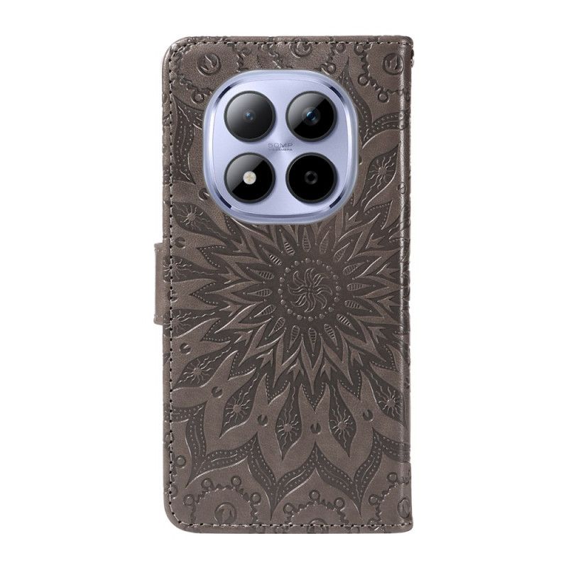 Kožený Kryt Xiaomi Redmi Note 15 Pro 5g Vzor Slunečnice