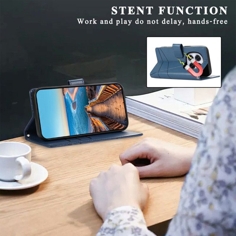 Kožený Kryt Xiaomi Redmi Note 15 Pro 5g Čáry