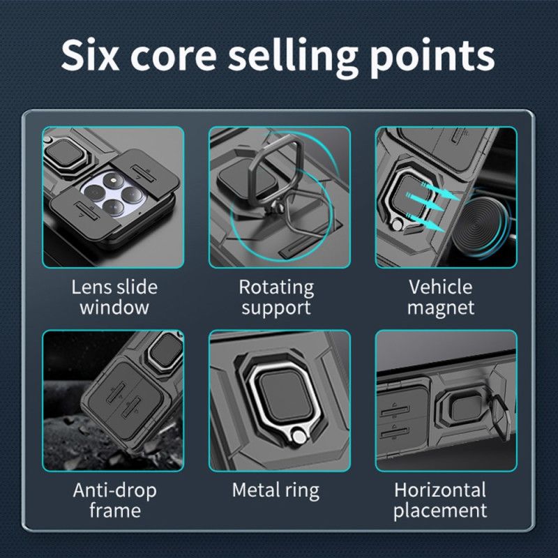 Kryt Na Xiaomi Redmi Note 15 Pro 5g Odolný Kroužek S Krytkou Objektivu