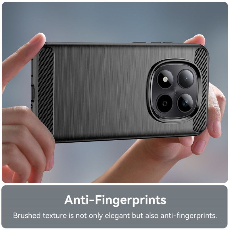 Kryt Xiaomi Redmi Note 15 Pro 5g Kryty Na Mobil Kartáčované Uhlíkové Vlákno