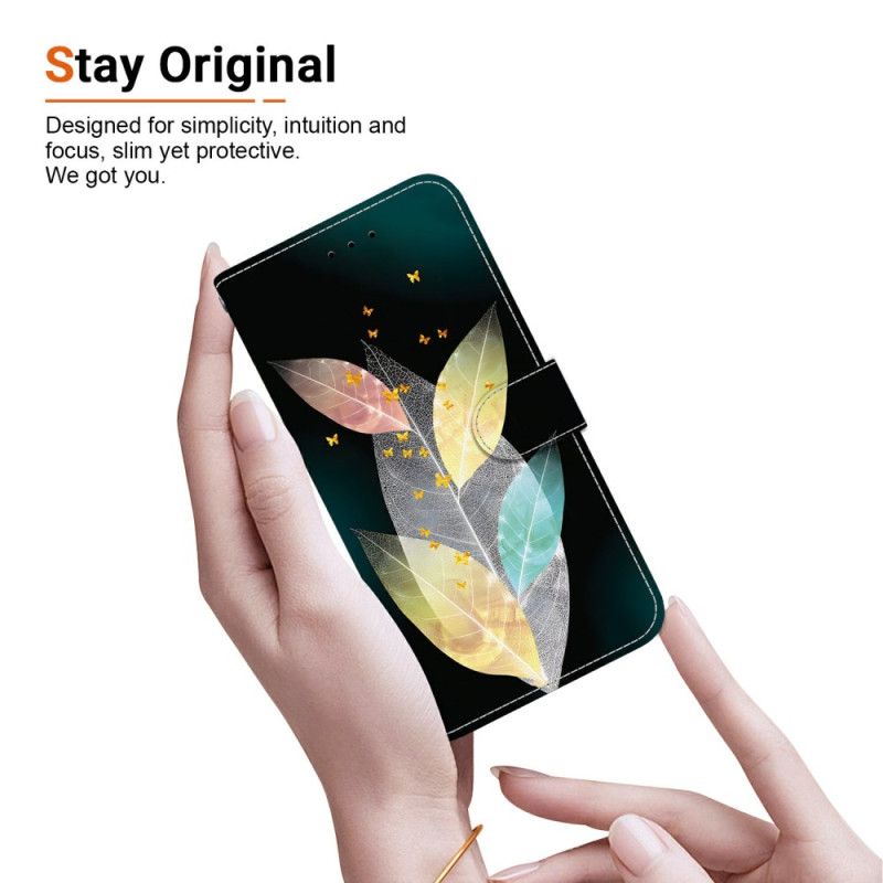 Peněženková Pouzdra Xiaomi Redmi Note 15 Pro 5g Kryty Na Mobil Barevné Listy