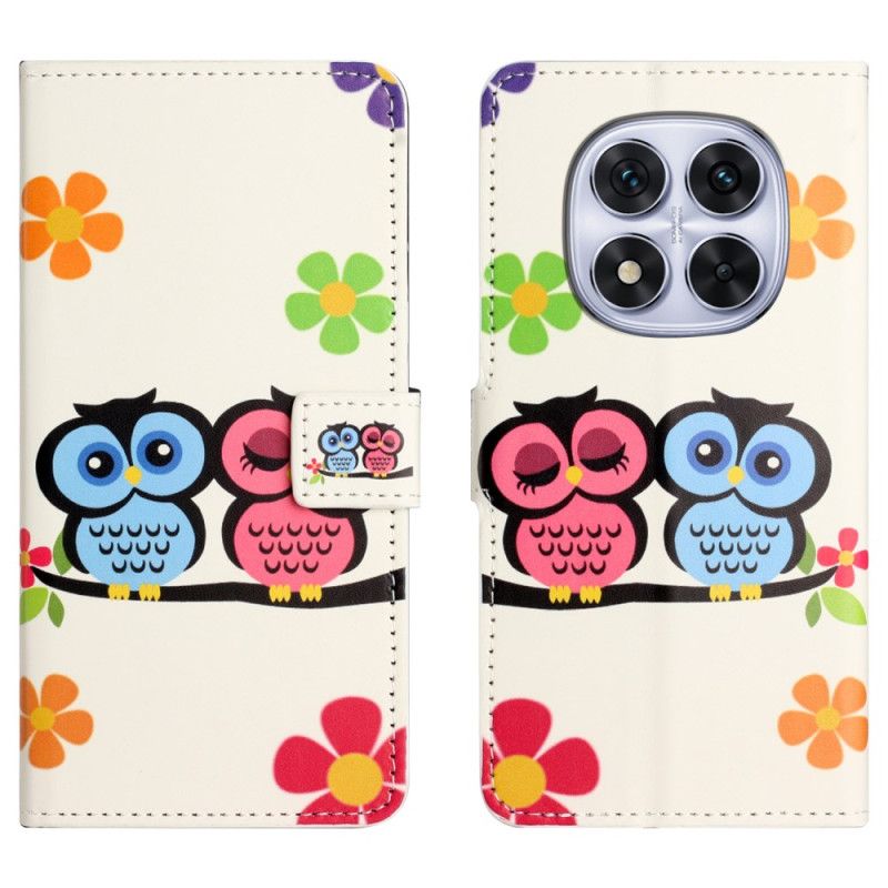 Peněženková Pouzdra Xiaomi Redmi Note 15 Pro 5g Kryty Na Mobil Dvojice Sov