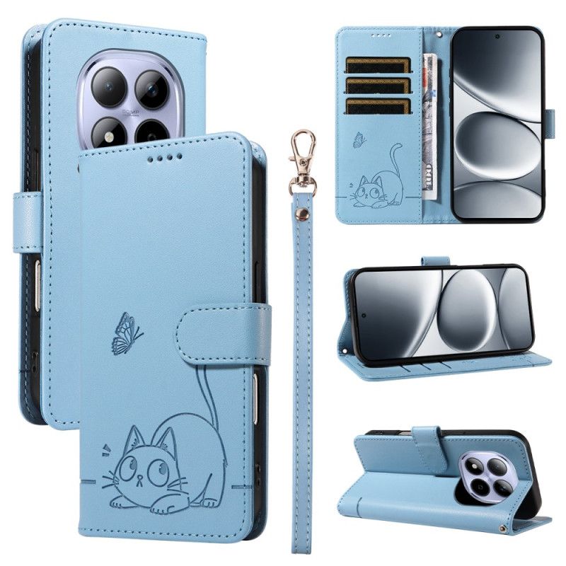 Peněženková Pouzdra Xiaomi Redmi Note 15 Pro 5g Kryty Na Mobil Kočičí Grafika