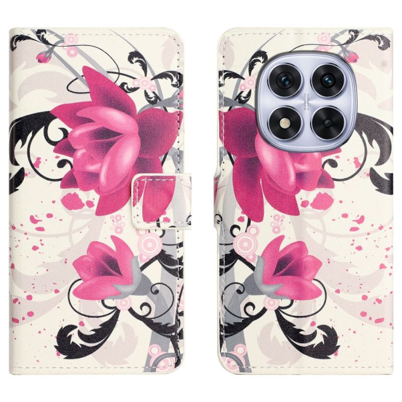 Peněženková Pouzdra Xiaomi Redmi Note 15 Pro 5g Kryty Na Mobil Lotosový Vzor