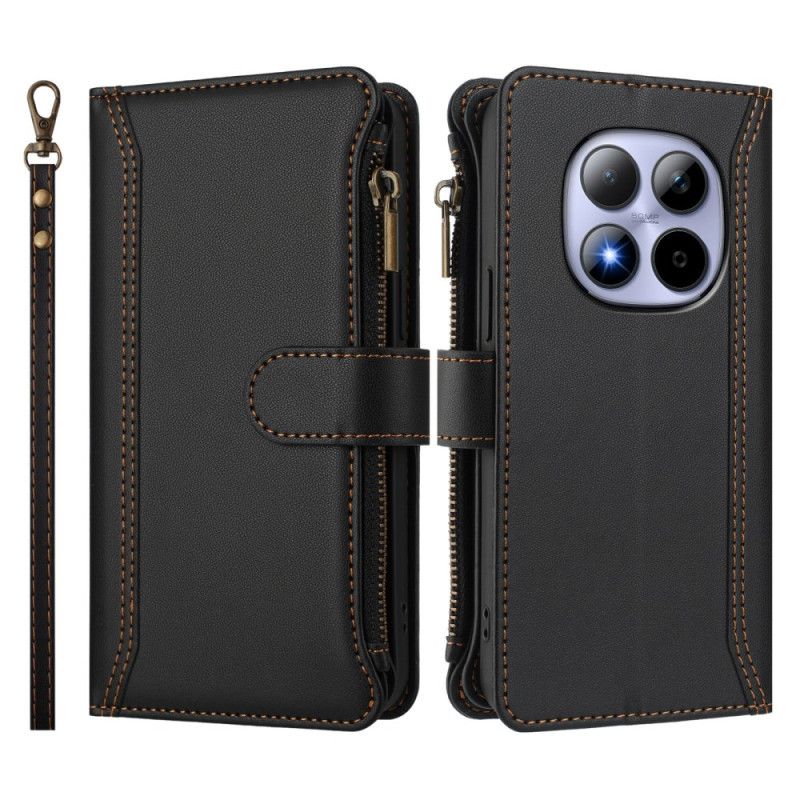 Peněženková Pouzdra Xiaomi Redmi Note 15 Pro 5g Kryty Na Mobil Peněženka S 9 Přihrádkami Na Karty