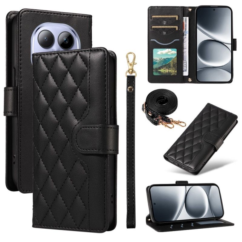 Peněženková Pouzdra Xiaomi Redmi Note 15 Pro 5g Kryty Na Mobil Prošívané S Popruhy