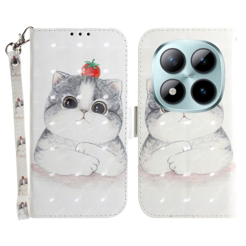 Peněženková Pouzdra Xiaomi Redmi Note 15 Pro 5g Kryty Na Mobil Roztomilá Kočka S Ramínky