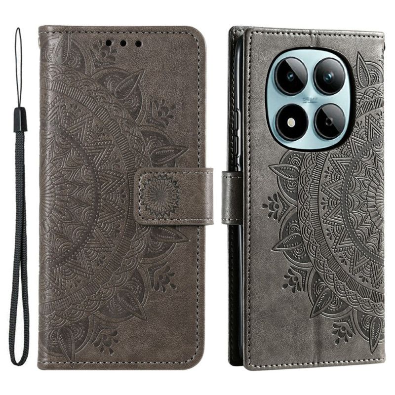 Peněženková Pouzdra Xiaomi Redmi Note 15 Pro 5g Kryty Na Mobil Sluneční Mandala