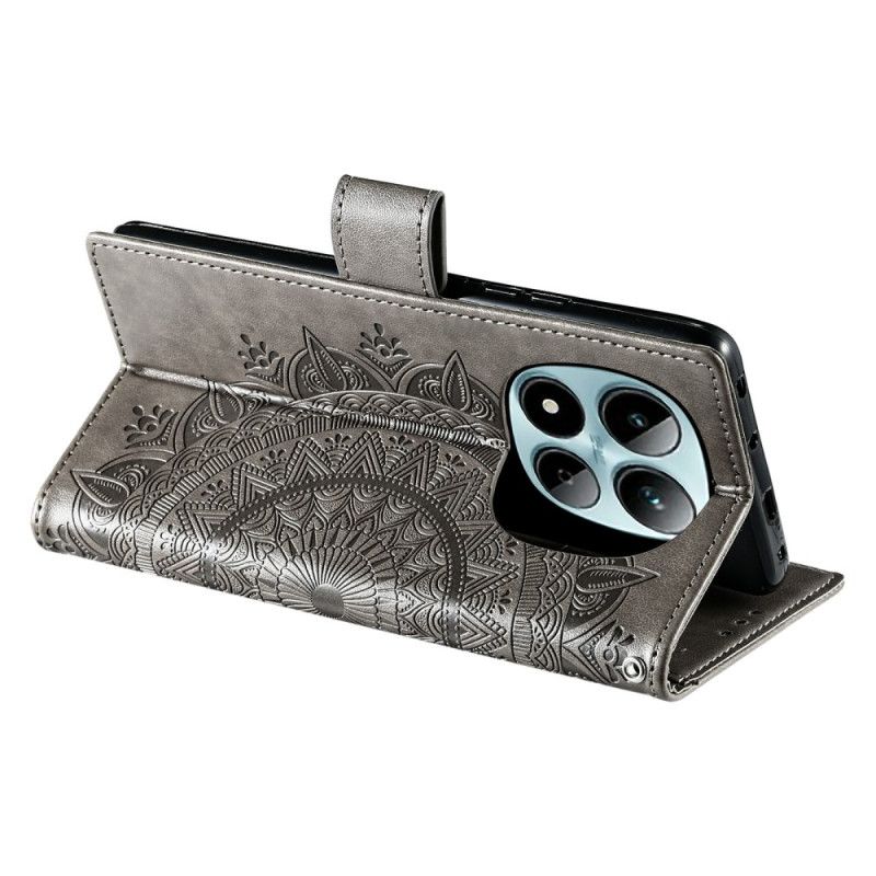 Peněženková Pouzdra Xiaomi Redmi Note 15 Pro 5g Kryty Na Mobil Sluneční Mandala