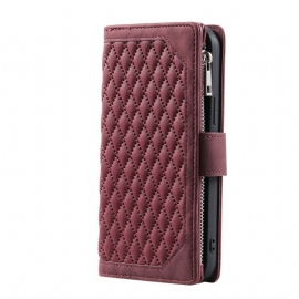 Peněženková Pouzdra Xiaomi Redmi Note 15 Pro 5g Prošívaný Retro Design