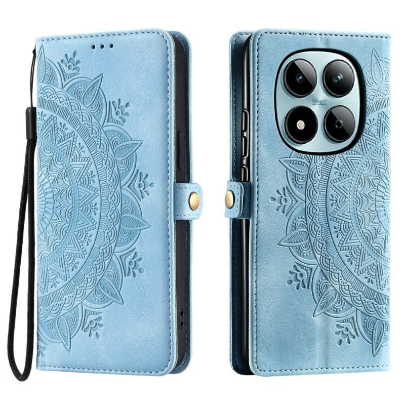 Peněženková Pouzdra Xiaomi Redmi Note 15 Pro 5g Semišový Efekt Mandaly