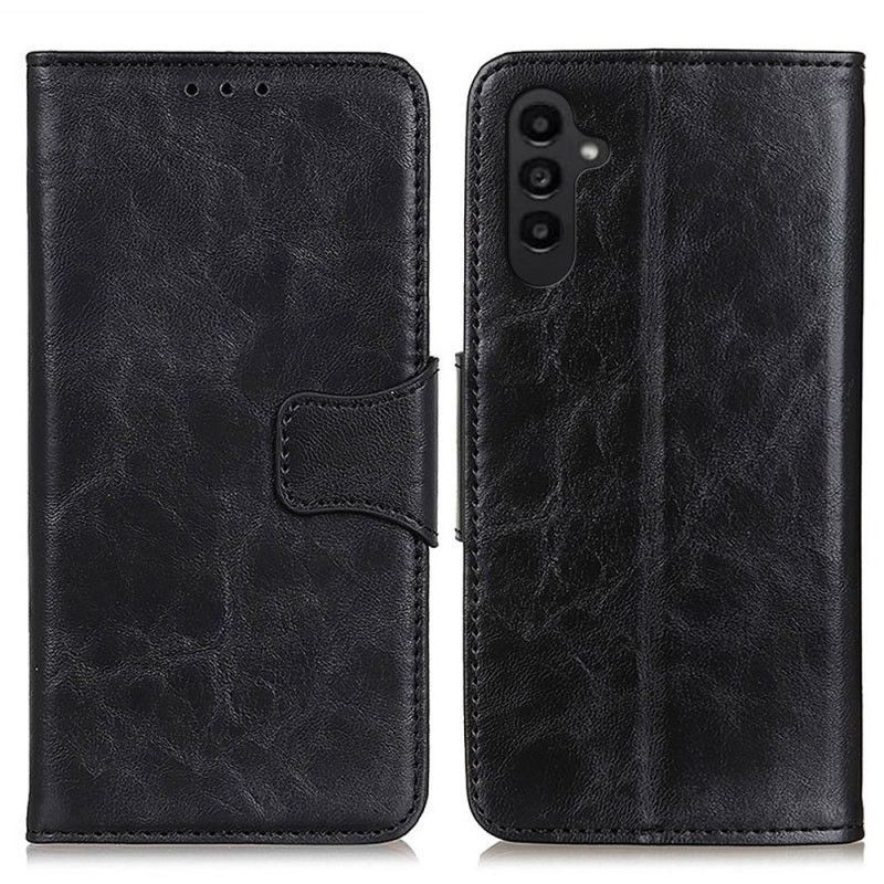 Flipové Pouzdro Na Samsung Galaxy A14 / A14 5G Dělená Kožená Oboustranná Spona