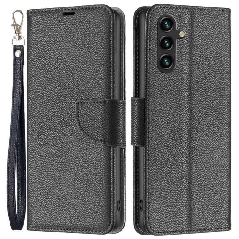 Flipové Pouzdro Na Samsung Galaxy A14 / A14 5G Na Lana Šikmá Spona Popruhu