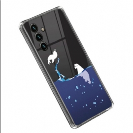 Kryt Na Samsung Galaxy A14 / A14 5G Průhledné Mořské Hry
