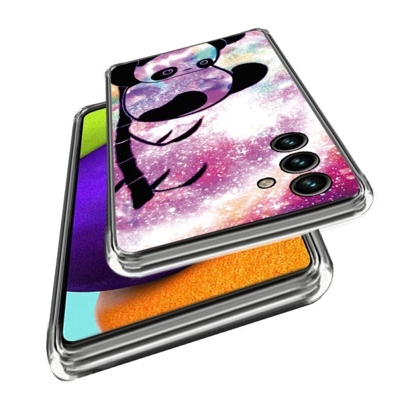 Kryt Na Samsung Galaxy A14 / A14 5G Silikonová Panda Vzhůru Nohama