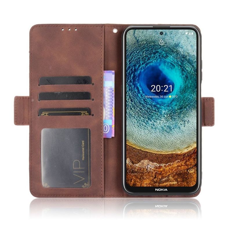 Flipové Pouzdro Na Nokia X20 / X10 Premium S Držitelem Karty