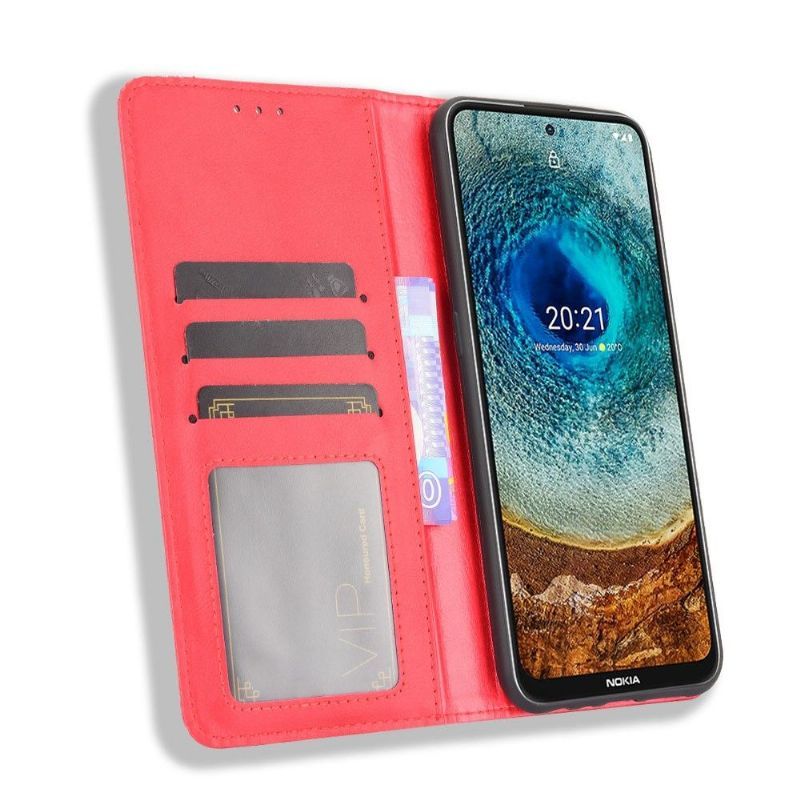 Kožené Pouzdro Folio Na Nokia X20 / X10 Kůže Ve Stylu Cirénius