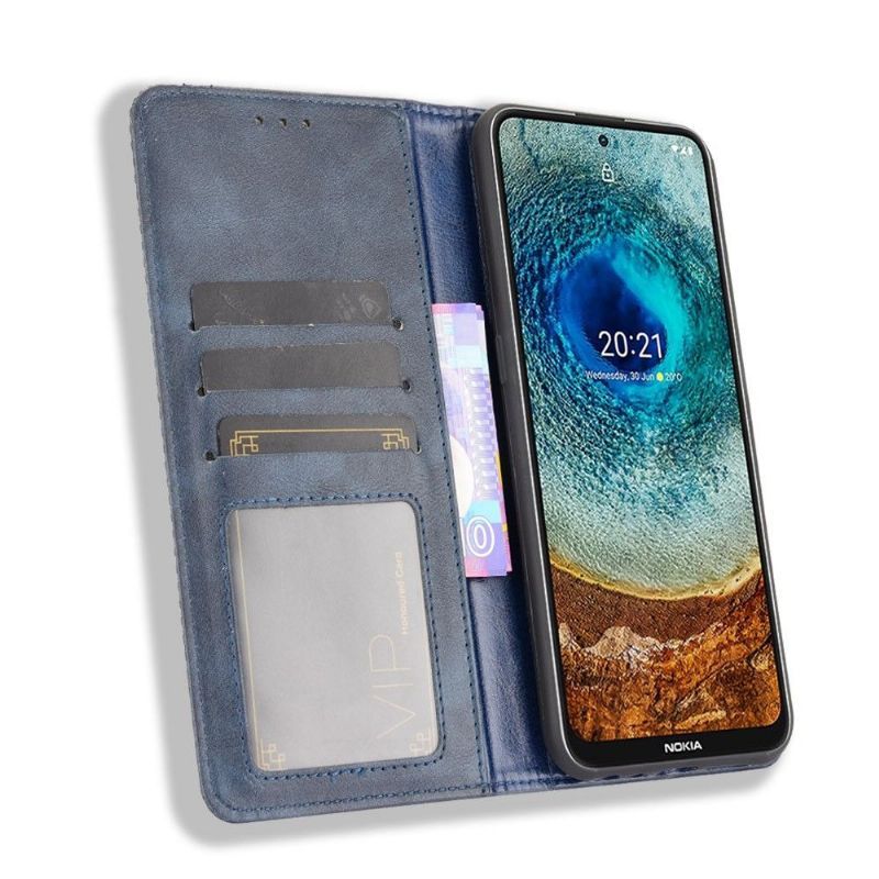 Kožené Pouzdro Folio Na Nokia X20 / X10 Kůže Ve Stylu Cirénius