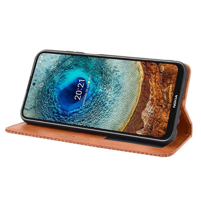 Kožené Pouzdro Folio Na Nokia X20 / X10 Kůže Ve Stylu Cirénius