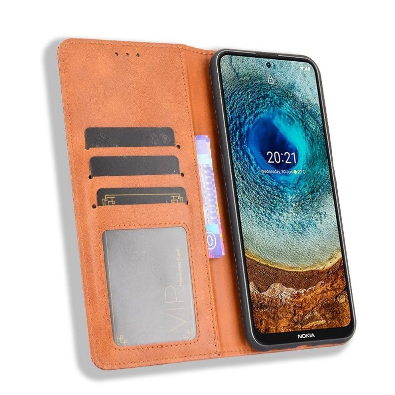 Kožené Pouzdro Folio Na Nokia X20 / X10 Kůže Ve Stylu Cirénius