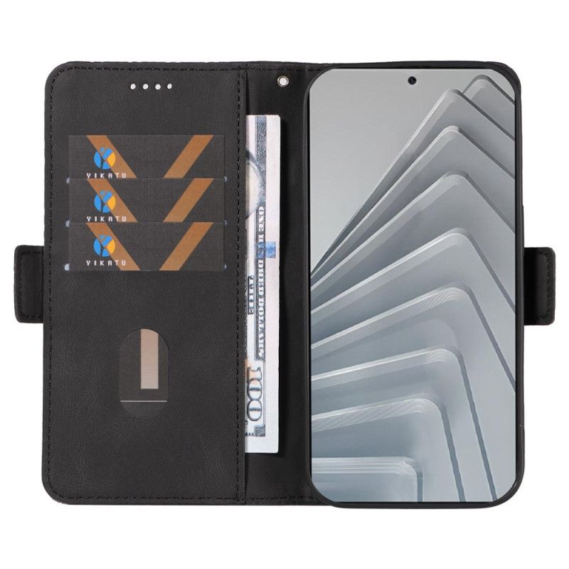 Kožený Kryt Na Xiaomi Redmi Note 14 4g Diamantový Vzor