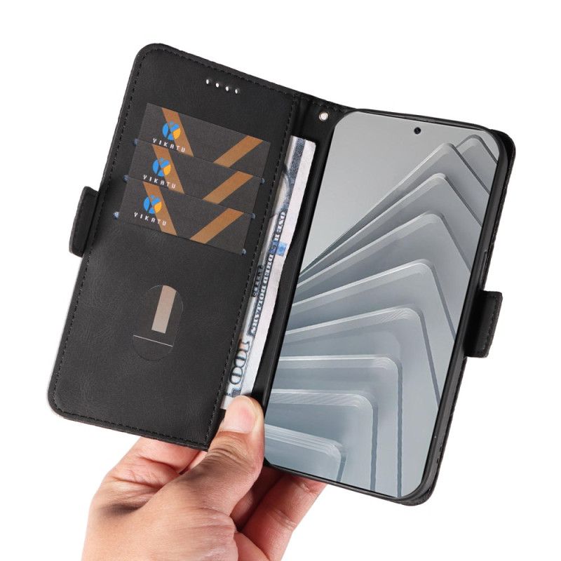 Kožený Kryt Na Xiaomi Redmi Note 14 4g Diamantový Vzor