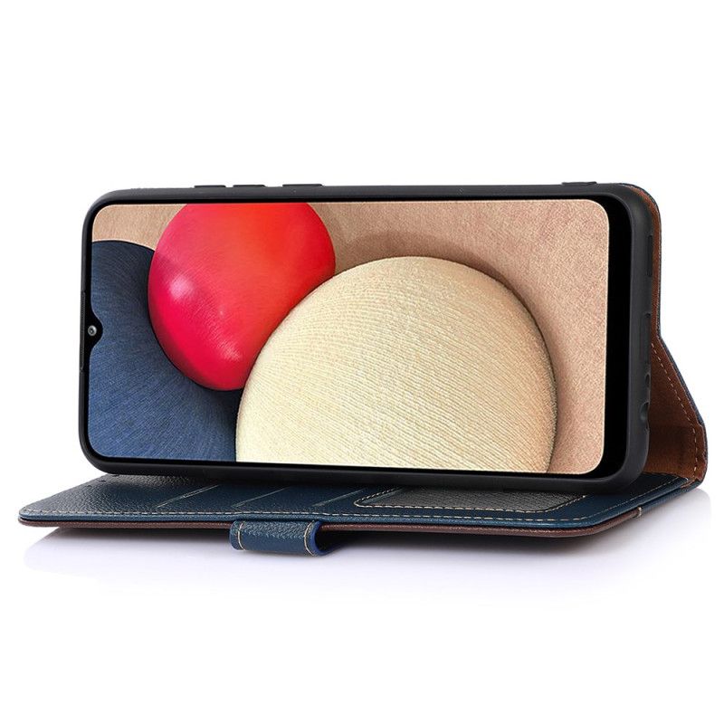 Kožený Kryt Xiaomi Redmi Note 14 4g Dvoubarevný Khazneh