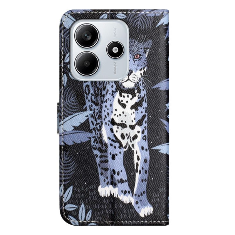 Kožený Kryt Xiaomi Redmi Note 14 4g Leopard