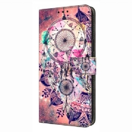 Kožený Kryt Xiaomi Redmi Note 14 4g Vzor Lapače Snů