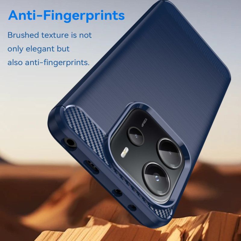 Kryt Xiaomi Redmi Note 14 4g Kartáčovaná Uhlíková Vlákna