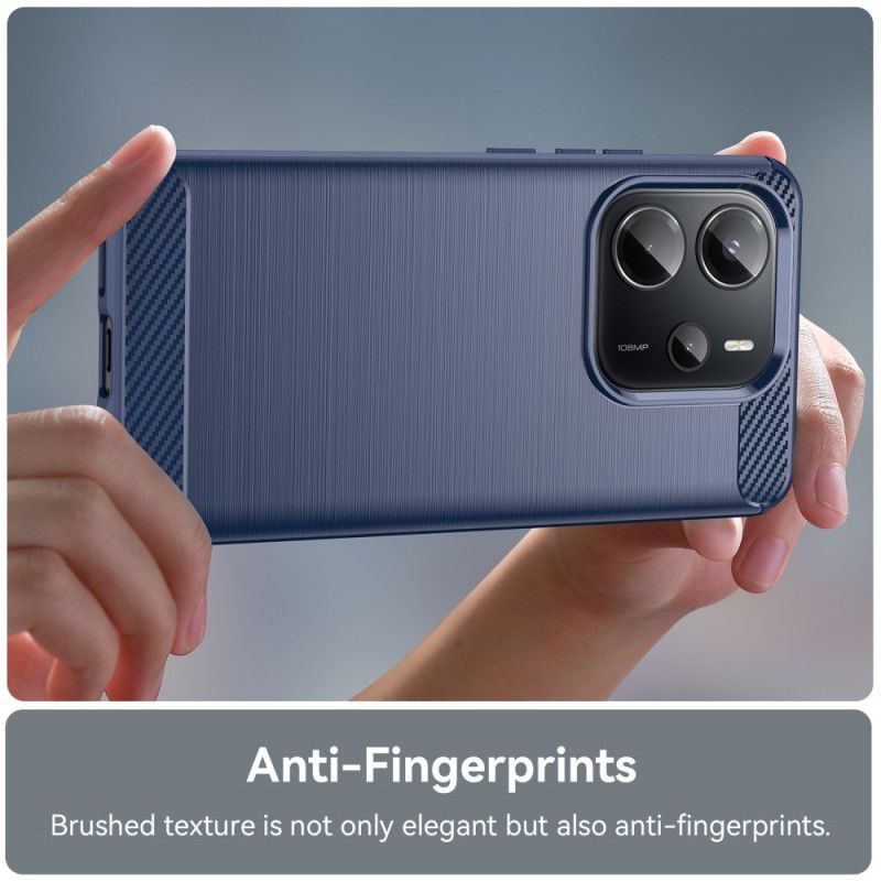 Kryt Xiaomi Redmi Note 14 4g Kartáčovaná Uhlíková Vlákna