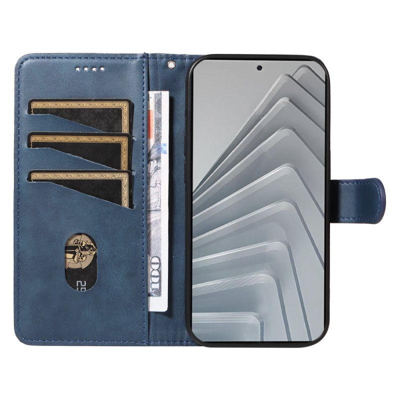 Peněženková Pouzdra Xiaomi Redmi Note 14 4g Geometrické Linie