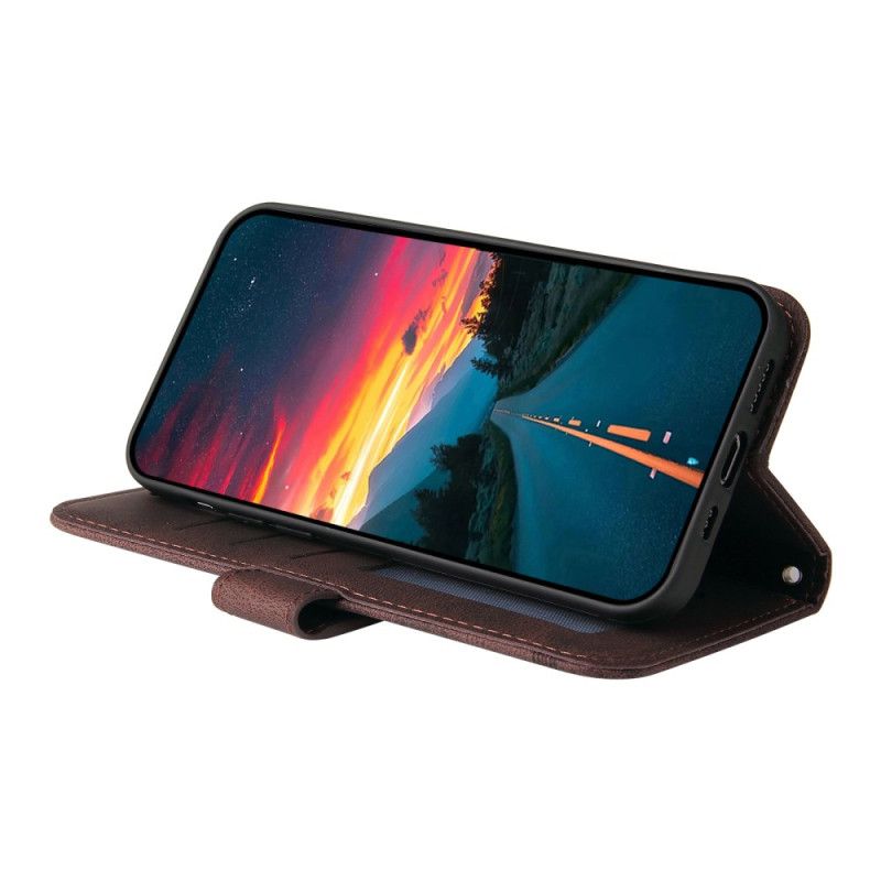 Peněženková Pouzdra Xiaomi Redmi Note 14 4g Kryty Na Mobil Retro Efekt