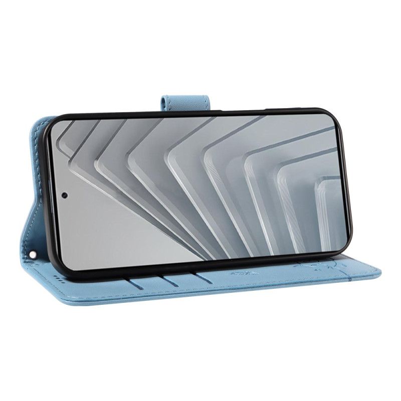 Peněženková Pouzdra Xiaomi Redmi Note 14 4g Zábavná Kočka S Popruhem