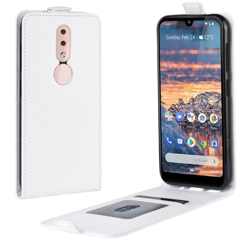 Kožené Pouzdro Folio Na Nokia 4.2 Flipové Pouzdro Vertikální Umělá Kůže
