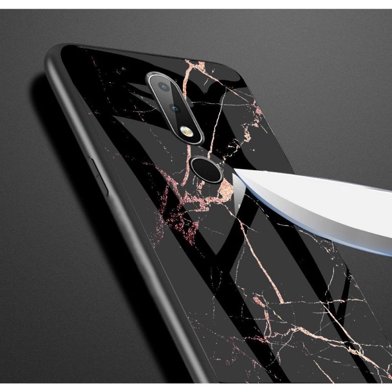 Kryt Na Nokia 4.2 Zlatý Mramor Lina