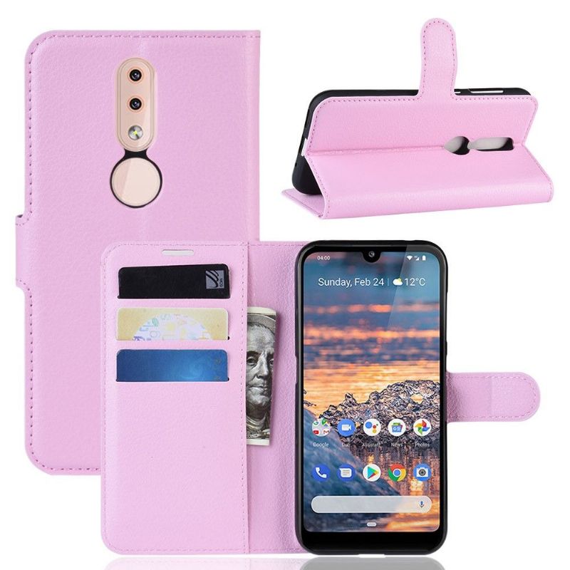 Pouzdra Na Nokia 4.2 Stylový Kožený Držák Na Karty