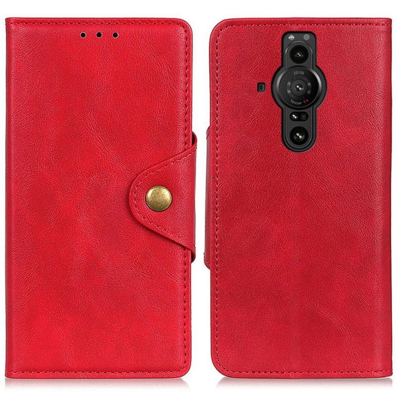 Flipové Pouzdro Na Sony Xperia Pro-I Full Protect Matná Umělá Kůže