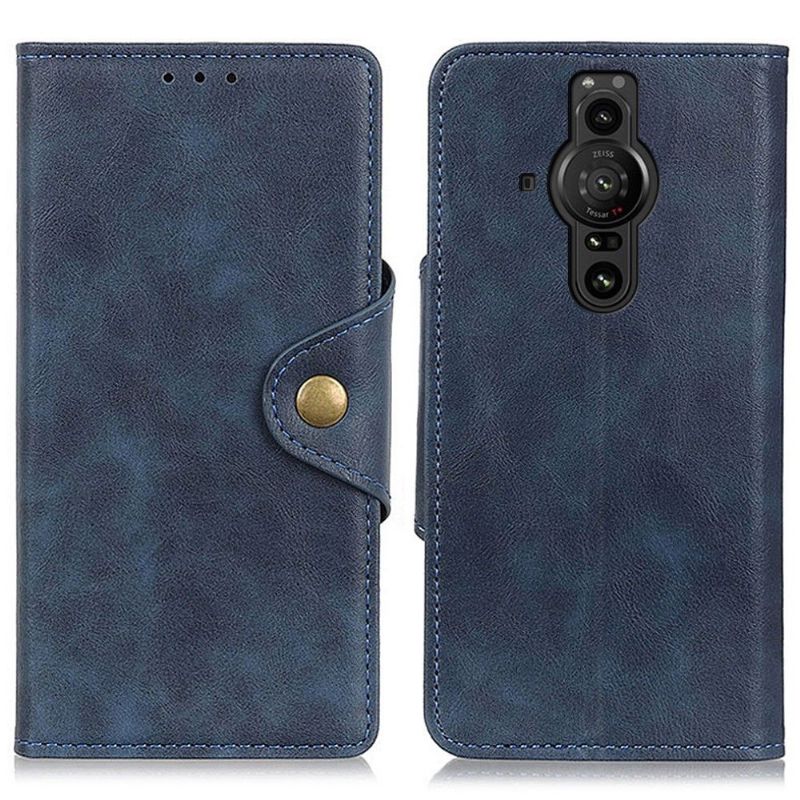 Flipové Pouzdro Na Sony Xperia Pro-I Full Protect Matná Umělá Kůže