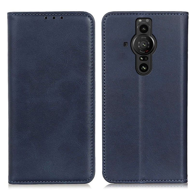 Flipové Pouzdro Na Sony Xperia Pro-I Kožené Pouzdro Simone Flip Umělá Stará Kůže